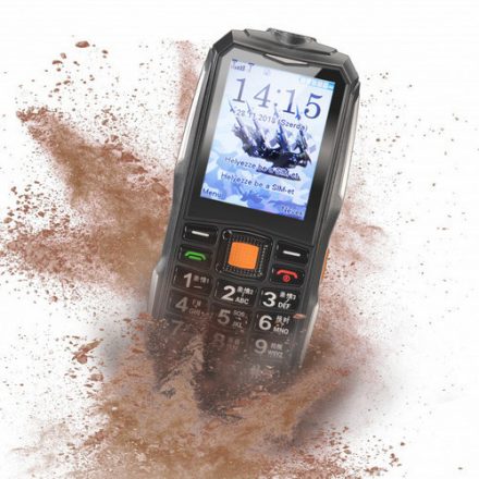 Hardphone túlélő dupla SIM kártyás strapabíró mobiltelefon - csepp-, por és ütésálló